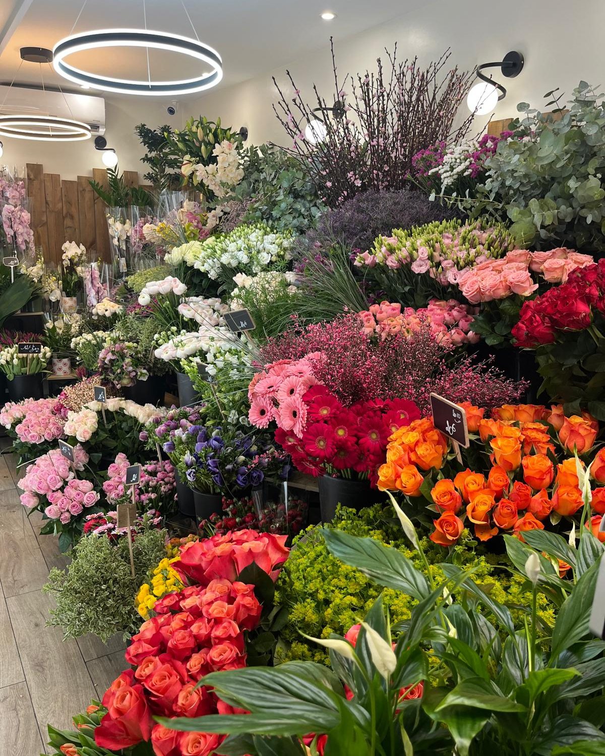 L’intérieur de la boutique