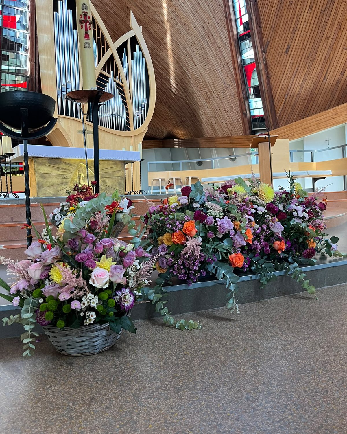 Compositions florales pour une cérémonie